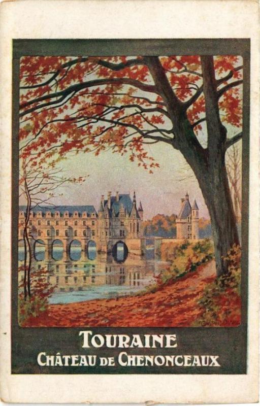 Carte postale ancienne Touraine - Chateau de Chenonceaux à Chenonceaux