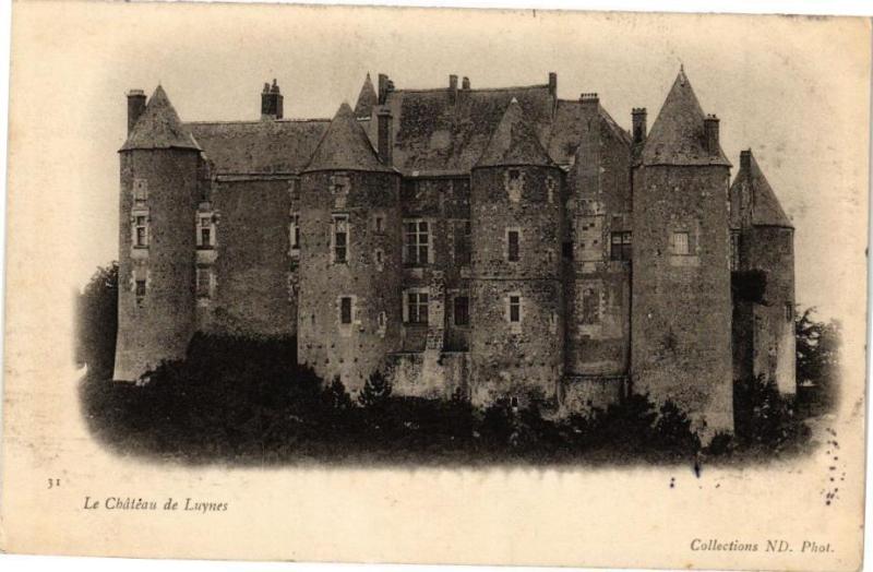 Carte postale ancienne Le Chateau de Luynes à Luynes