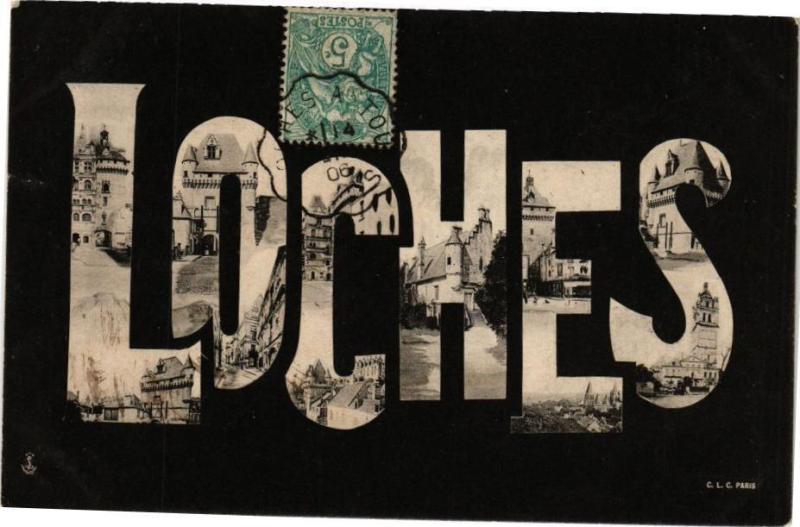 Carte postale ancienne Loches à Loches
