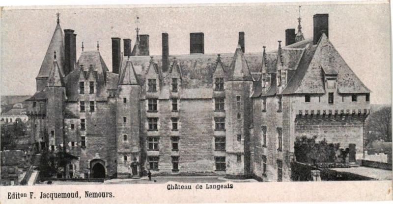 Carte postale ancienne Chateau de Langeais à Langeais