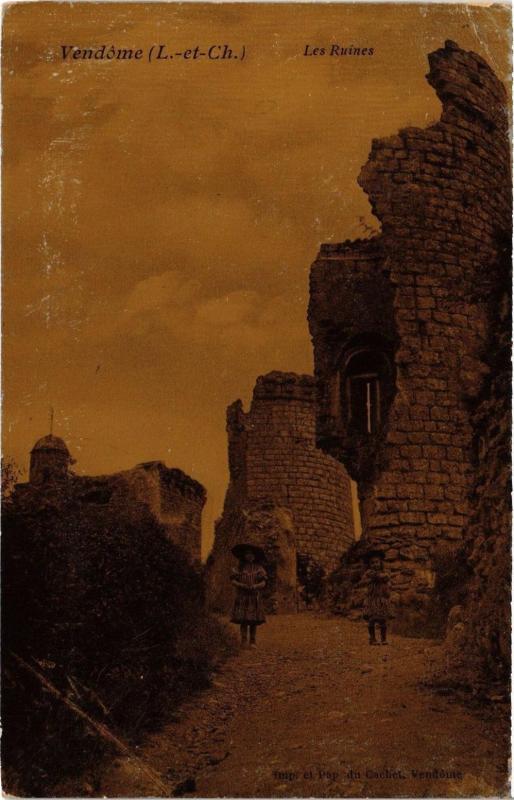 Carte postale ancienne Vendome-Les Ruines