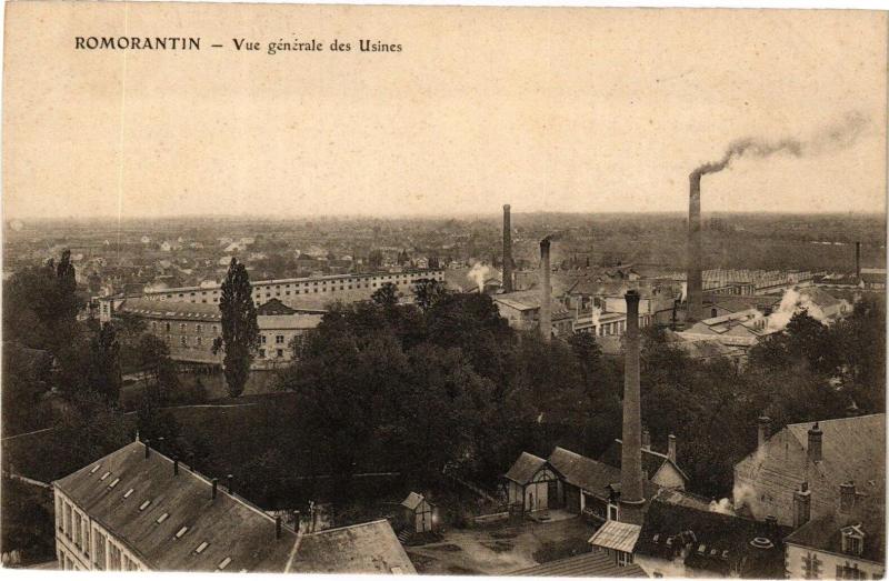 Carte postale ancienne Romorantin - Vue generalr des Ursines
