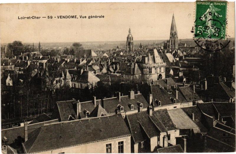 Carte postale ancienne Vendome-Vue générale