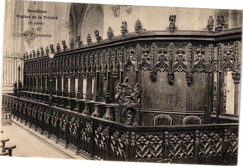 Carte postale ancienne Vendome-Stalles de la Trinite-Vue d'ensemble