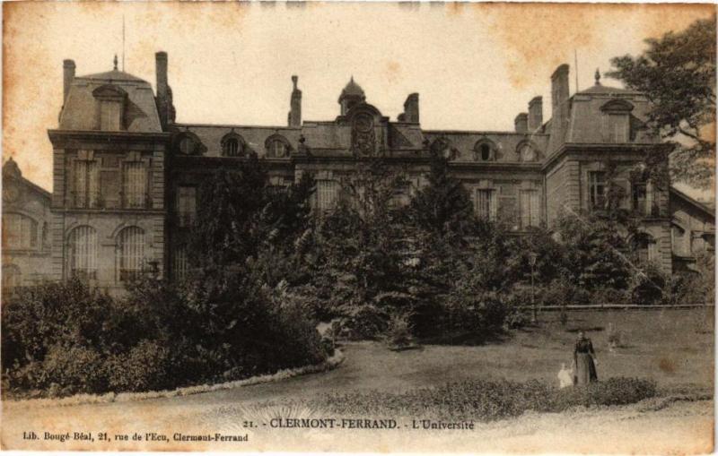 Carte postale ancienne Clermont-Ferrand - L'Universite à Clermont-Ferrand