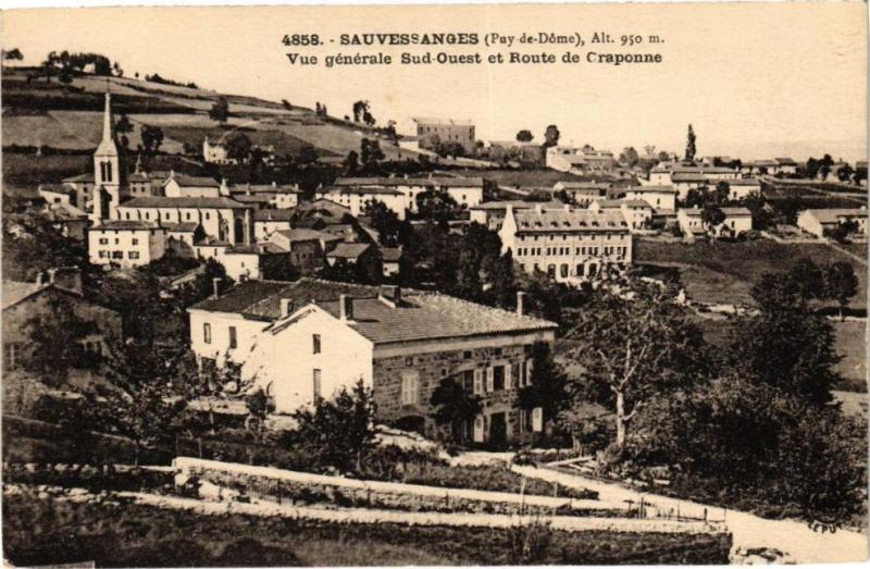 Carte postale ancienne L'Auberes - Moellieurs