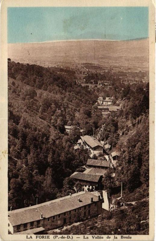Carte postale ancienne La Foire (P.-de-D.) - La Vallée de la Boule