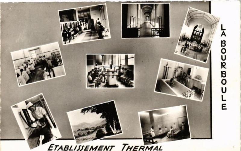 Carte postale ancienne La Bourboule-Etabl. THERMal à La Bourboule