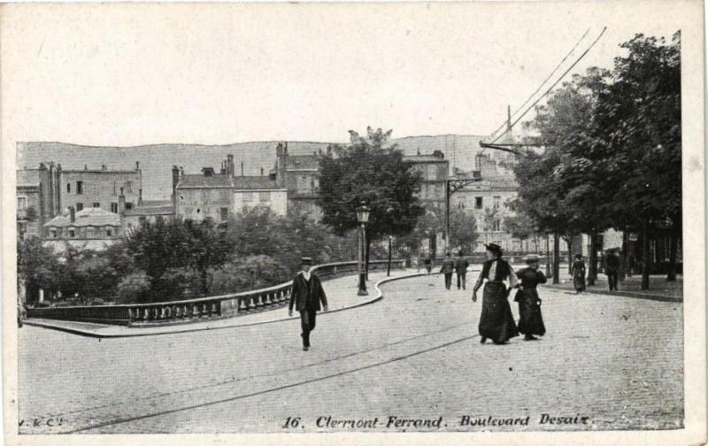 Carte postale ancienne Clermont-Ferrand - Boulevard Desoire à Clermont-Ferrand