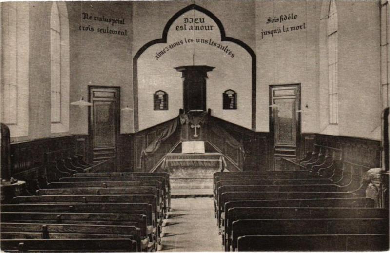 Carte postale ancienne Eglise Reformée de Clermont-Ferrand - Interieur du Temple 16 rue... à Clermont-Ferrand