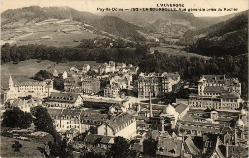 Carte postale ancienne Puy-de-Dome - La Bourboule - Vue générale prise du Pocher à La Bourboule