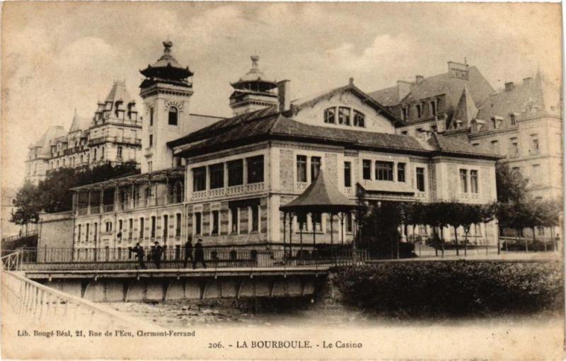 Carte postale ancienne La Bourboule - Le Casino à La Bourboule