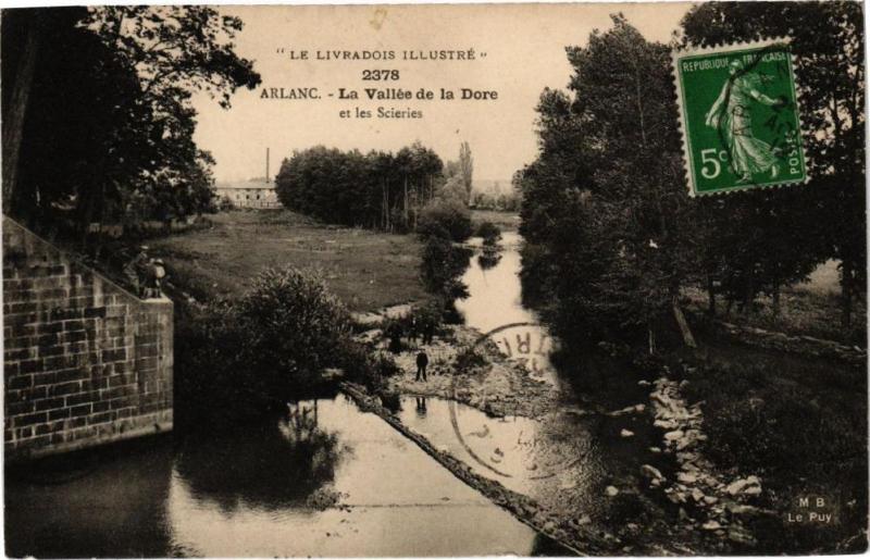 Carte postale ancienne Ablanc - La Vallée de la Dore