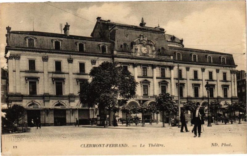 Carte postale ancienne Clermont-Ferrand - Le Theatre à Clermont-Ferrand