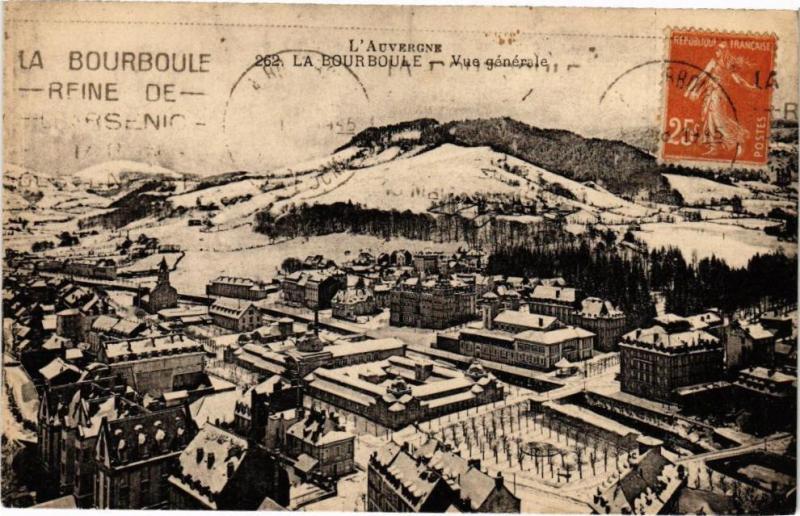 Carte postale ancienne L'Auvergne - La Bourboule - Vue générale à La Bourboule