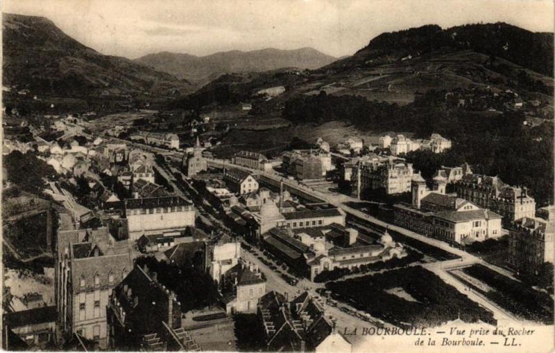 Carte postale ancienne La Bourboule-Vue prise du Rocher de la Bourboule à La Bourboule