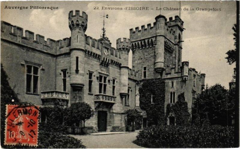 Carte postale ancienne Auvergne Pittoresque-Env. d'Issoire-Le Chateau de la Graugefort à Issoire