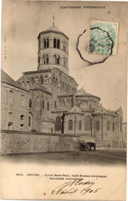 Carte postale ancienne L'Auvergne... - Issoire - Eglise Saint-Paul style Roman-Auvergnat à Issoire