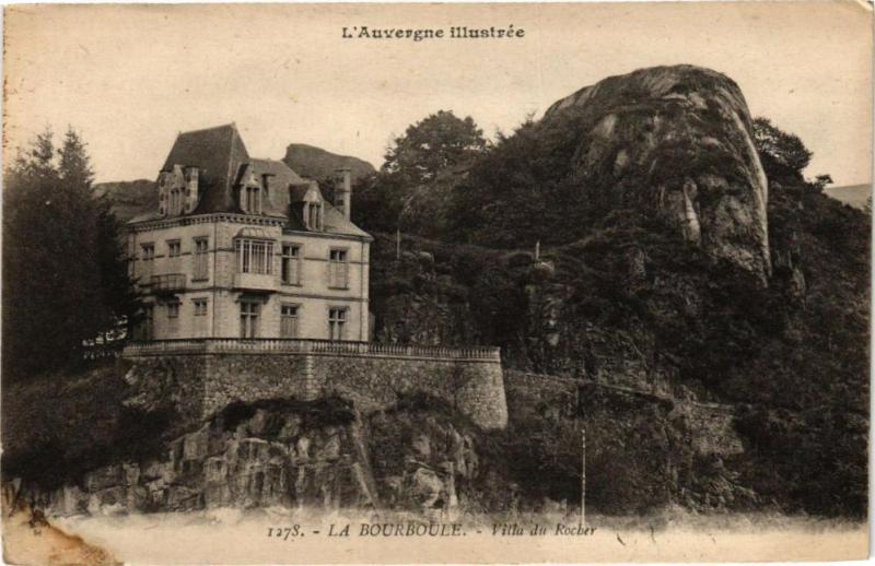 Carte postale ancienne L'Auvergne Pittoresque - La Bourboule - Villa de Rocher à La Bourboule