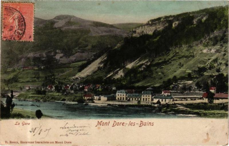 Carte postale ancienne Mont-Dore-les-Bains à Mont-Dore