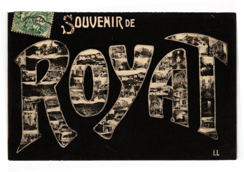 Carte postale ancienne Souvenir de Royat à Royat