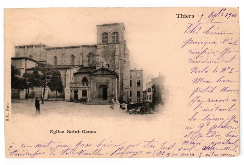 Carte postale ancienne Eglise Saint-genez
