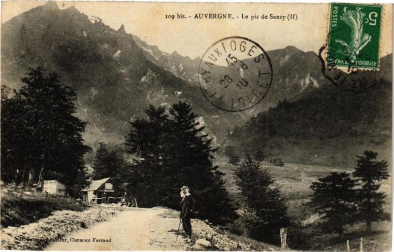 Carte postale ancienne Auvergne - Le Pic de Sancy