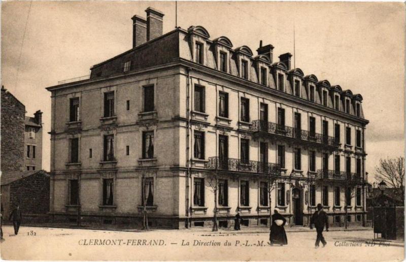 Carte postale ancienne Clermont-Ferrand - La Direction du P.-L.-M. à Clermont-Ferrand