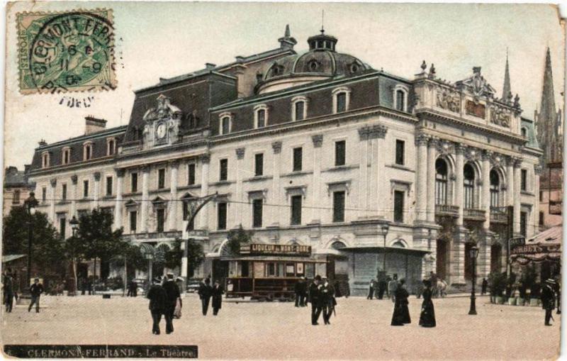 Carte postale ancienne Clermont-Ferrand - Le Theatre à Clermont-Ferrand