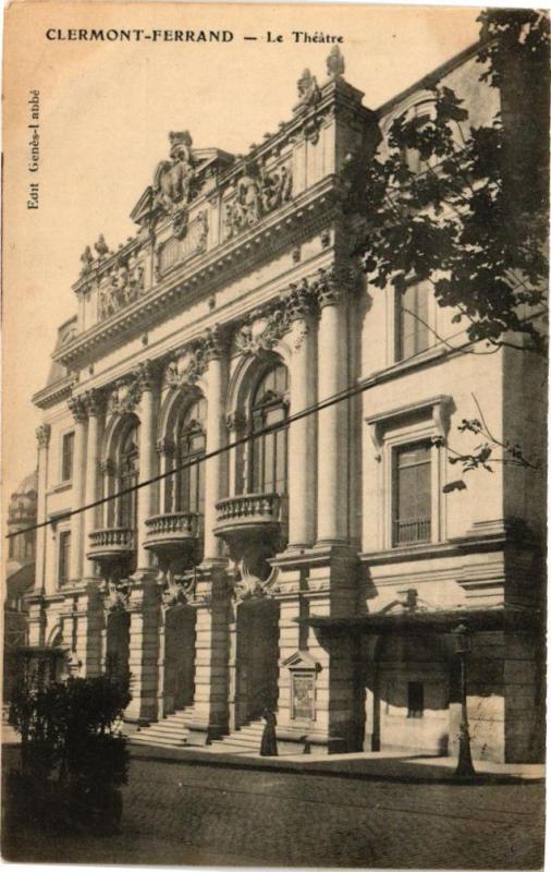 Carte postale ancienne Clermont-Ferrand - Le Theatre à Clermont-Ferrand