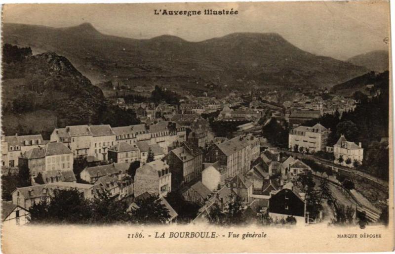 Carte postale ancienne L'Auvergne Illustrée - La Bourboule - Vue générale à La Bourboule