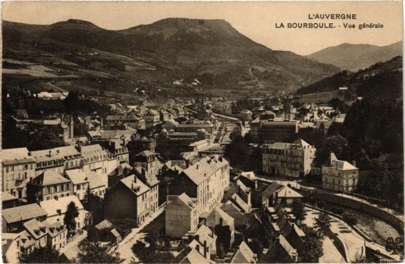 Carte postale ancienne L'Auvergne - La Bourboule - Vue générale à La Bourboule