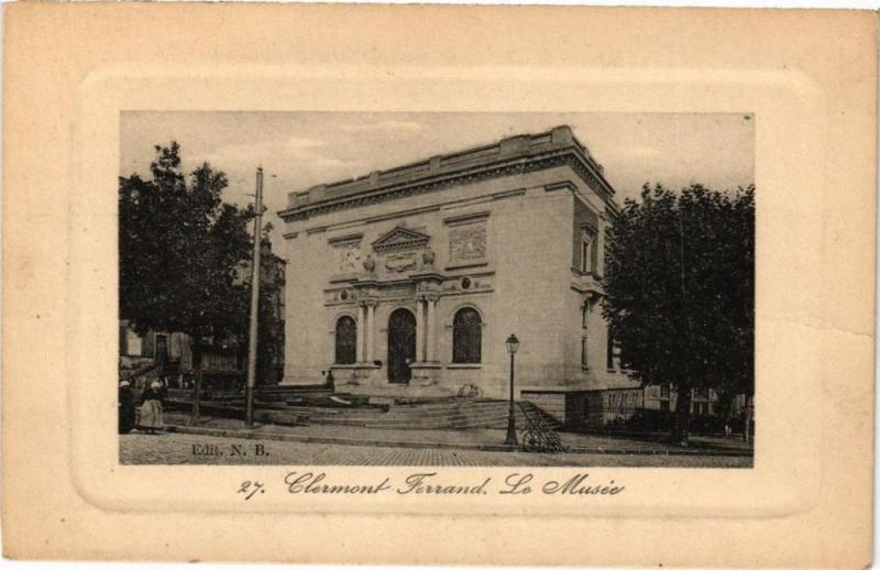 Carte postale ancienne Clermont-Ferrand - Le Musée à Clermont-Ferrand