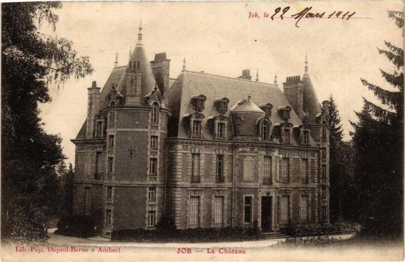 Carte postale ancienne Job-Le Chateau