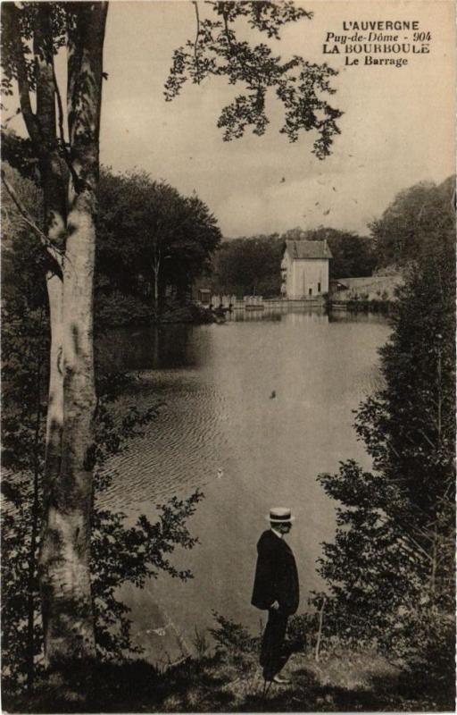 Carte postale ancienne L'Auvergne-Puy-de-Dome-La Bourboule-Le Barrage à La Bourboule