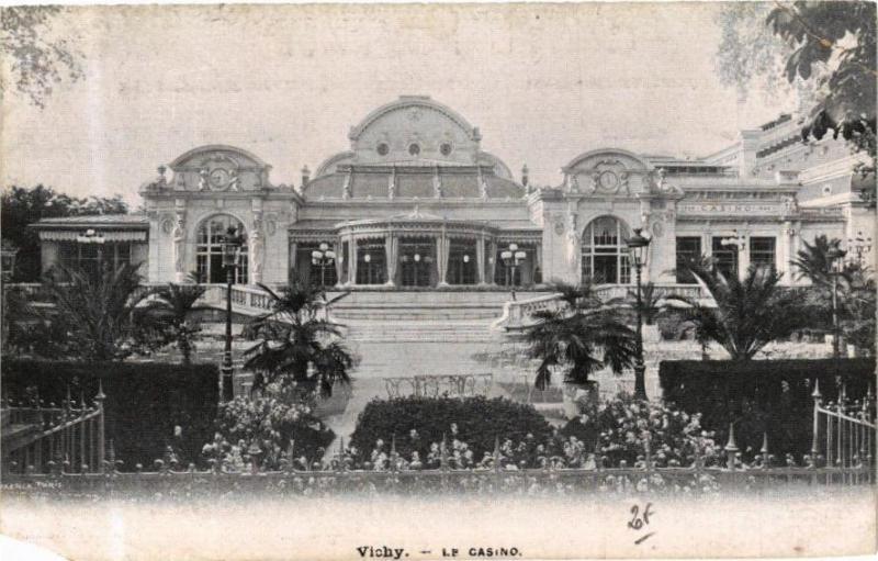 Carte postale ancienne Vichy Le Casino à Vichy