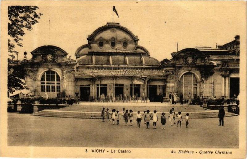 Carte postale ancienne Vichy Le Casino à Vichy