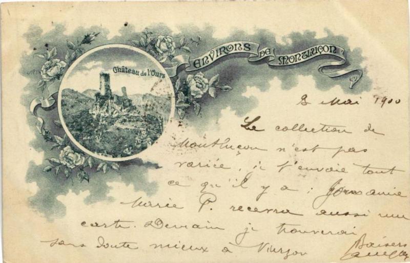 Carte postale ancienne Environs de Montlucon