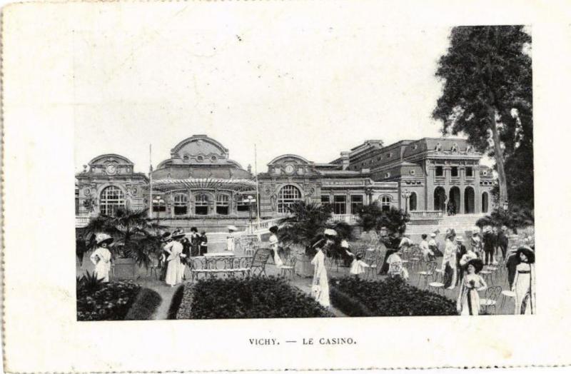 Carte postale ancienne Vichy - Le Casino à Vichy
