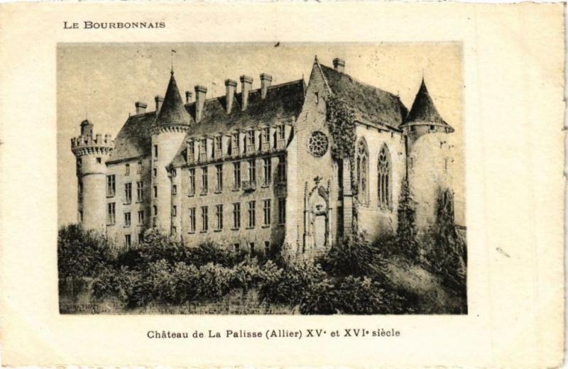 Carte postale ancienne Chateau de Lapalisse à Lapalisse