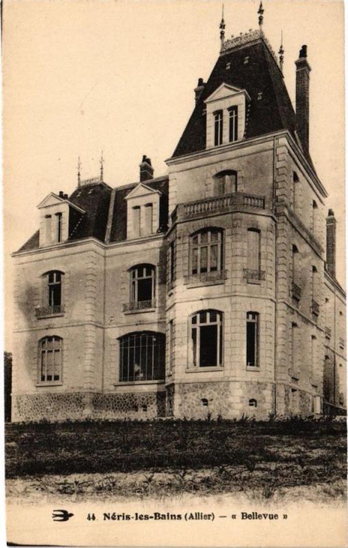 Carte postale ancienne Neris-les-Bains - Bellevue à Néris-les-Bains