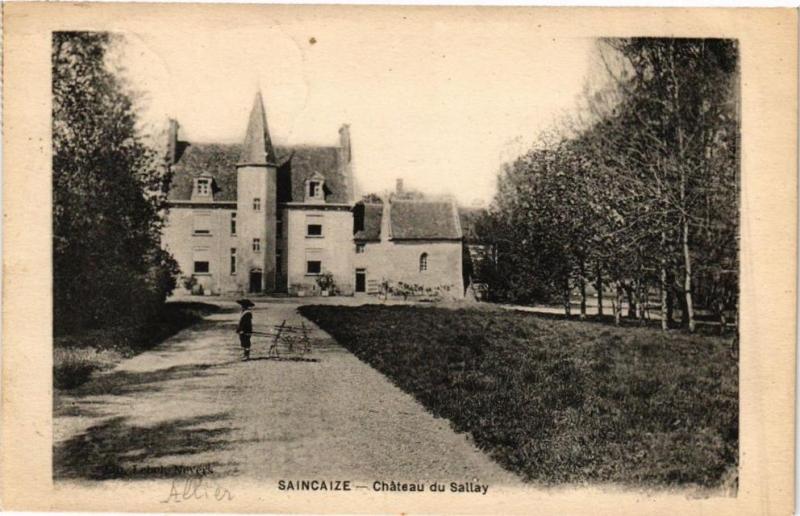 Carte postale ancienne Saincaize-Chateau du Sallay