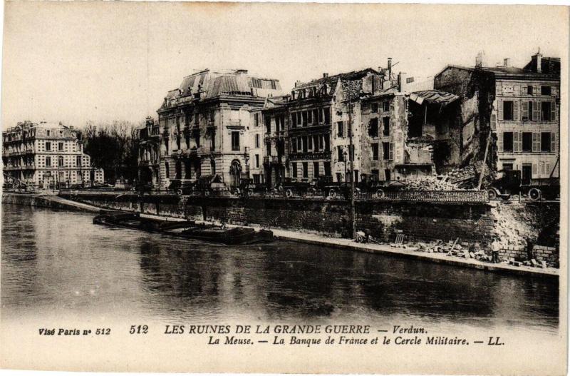 Carte postale ancienne Les Ruines de la Grande Guerre - Verdun - La Meuse à Verdun