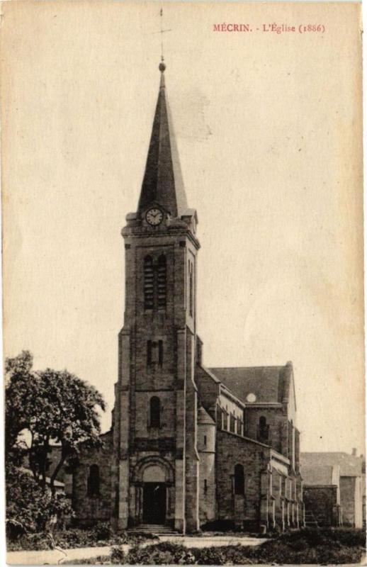 Carte postale ancienne Mécrin-L'Eglise à Mécrin