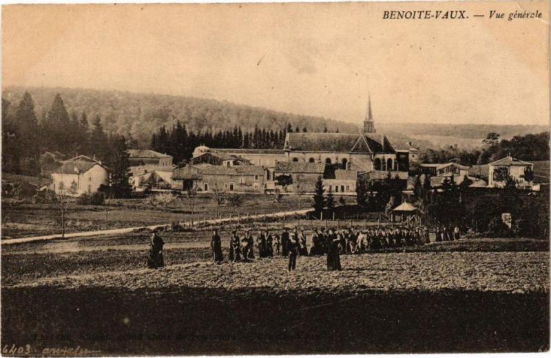Carte postale ancienne Benoite Vaux-Vue générale