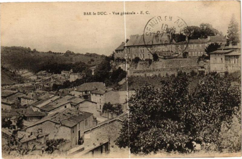 Carte postale ancienne Bar le Duc-Vue générale à Bar-le-Duc