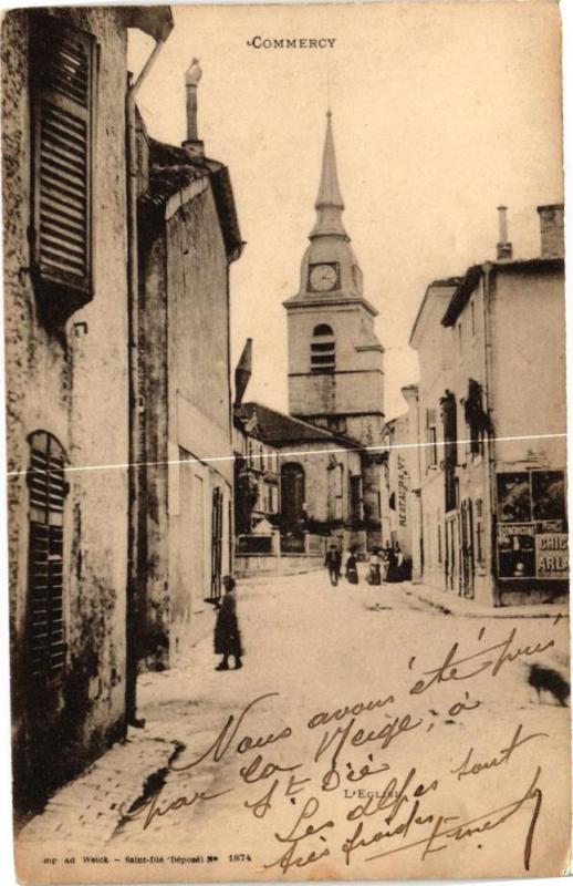 Carte postale ancienne Commercy-L'Eglise à Commercy