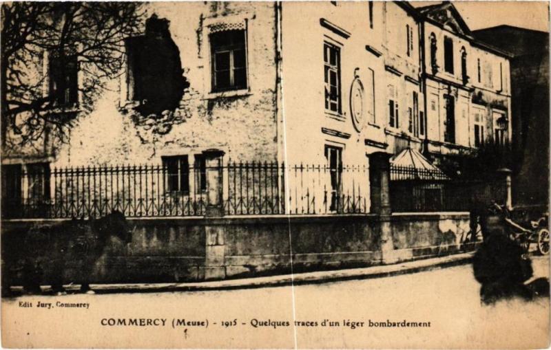 Carte postale ancienne Commercy-Quelques traces d'un léger bombardement à Commercy
