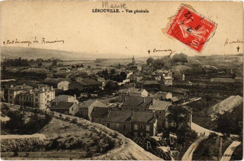 Carte postale ancienne Lérouville- Vue générale à Lérouville