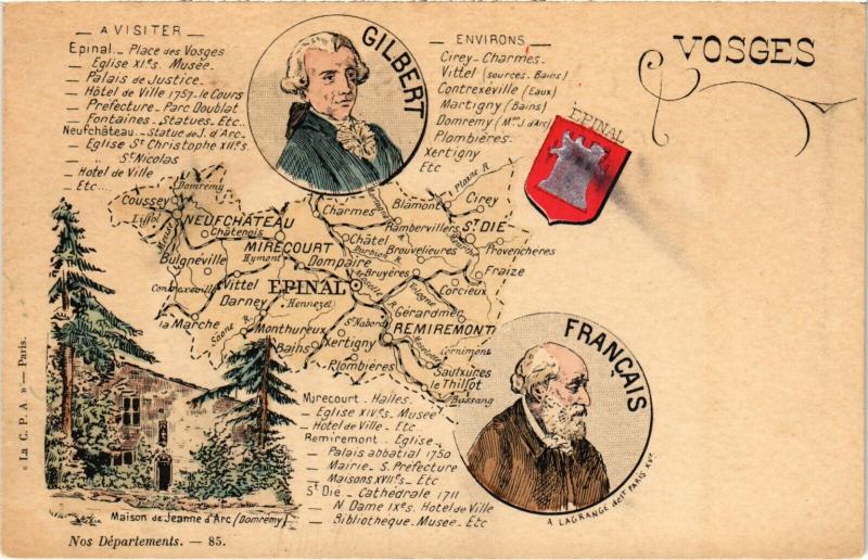 Carte postale ancienne Vosges